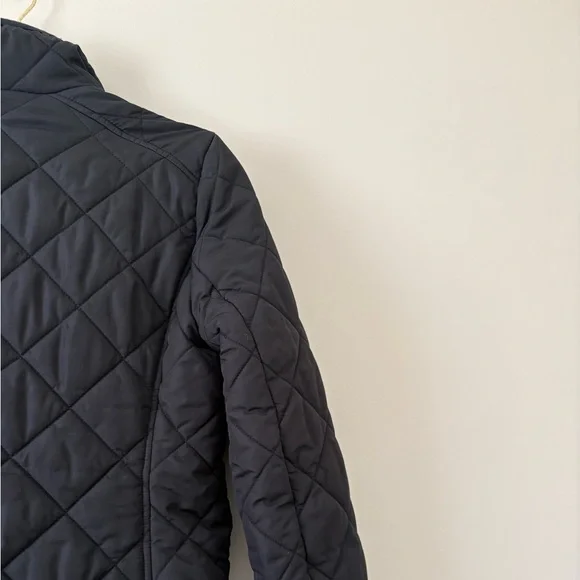 J. Crew Black Quilted Jacket with Gold Accents Size S - Picture 8 of 12